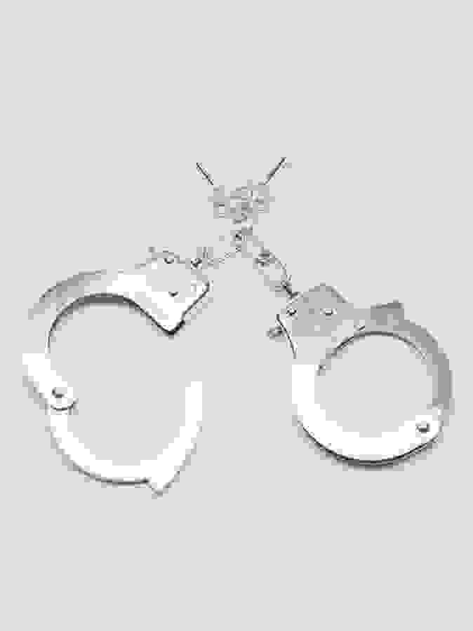 Bondage Boutique Silver Handcuffs, Silver, hi-res
